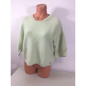 Anthropologie Numph Green Sweater Womens Medium